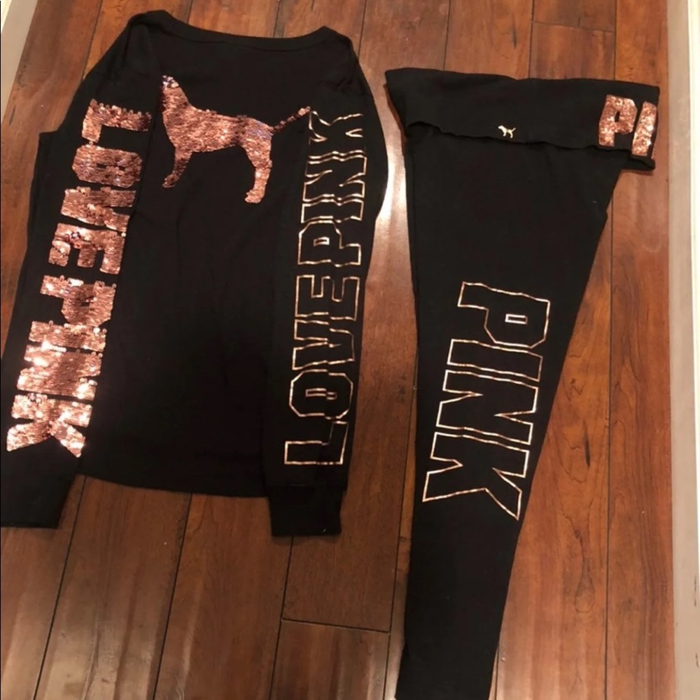 Rose gold vs pink set